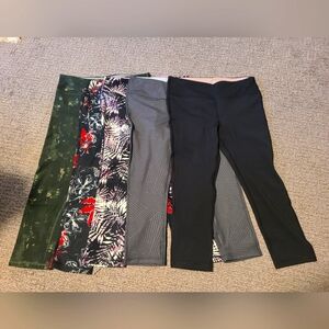 3/4 Length fitness leggings (set of 5)